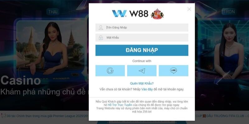 Chia sẻ mẹo W88 đăng nhập nhanh, tăng yếu tố bảo mật