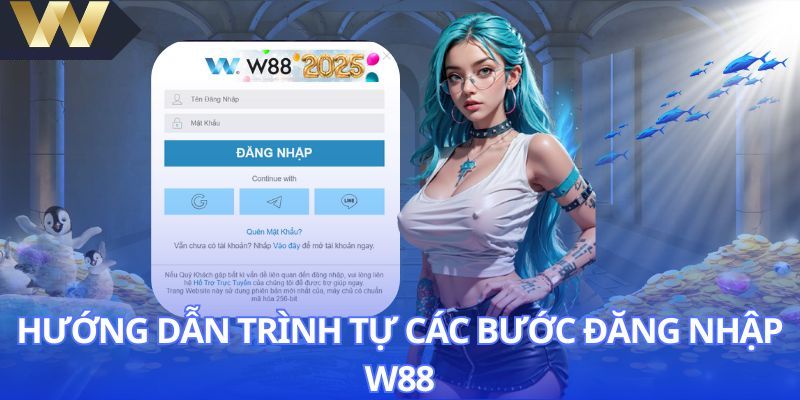 Hướng dẫn W88 đăng nhập dễ dàng trong 1 nốt nhạc