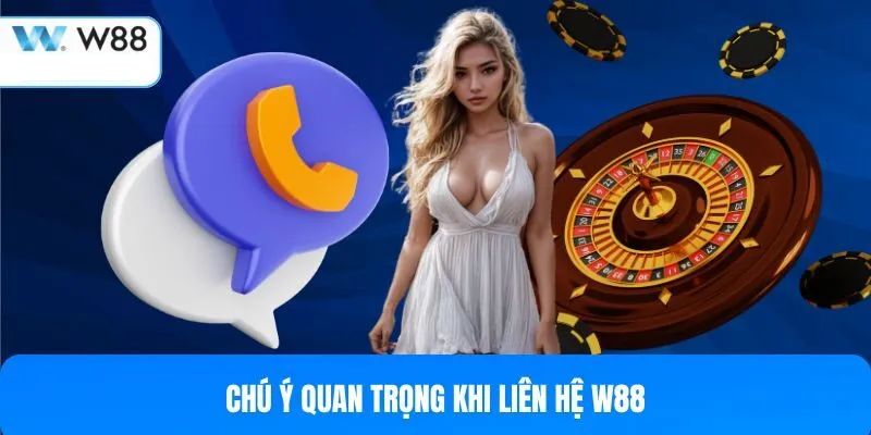 Lưu ý quan trọng khi liên hệ W88 để đảm bảo an toàn